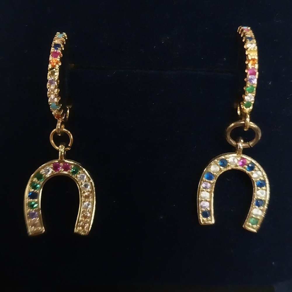 Over The Rainbow Equisite Good Luck Earrings